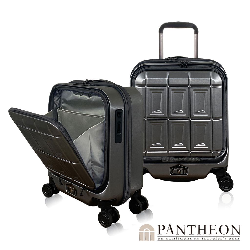 Pantheon Luggage 前開 PTS-4006KC-Grey.jpg