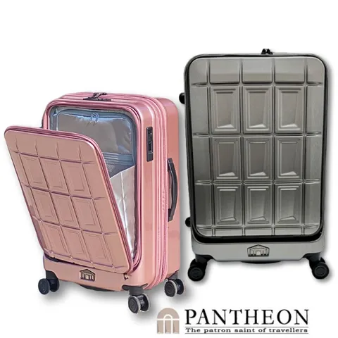 Pantheon前開上開24吋行李箱PTS_6007_RosePink_jpg