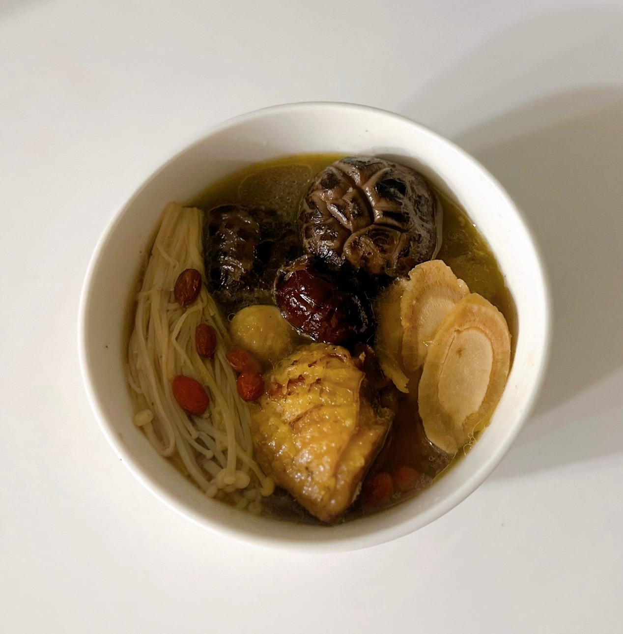 粉光花菇蔘包湯包(2)