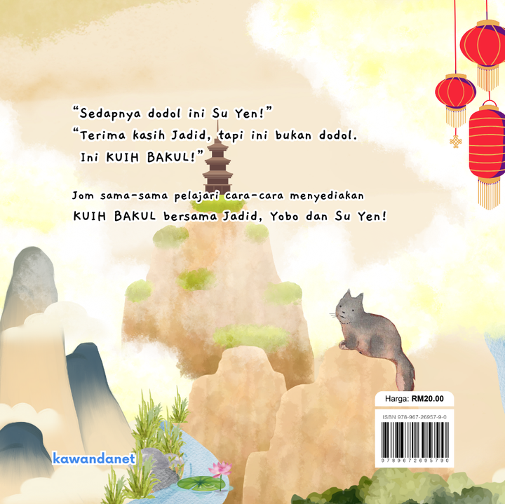 Cover Buku Kuih Bakul Atau Dodol - back