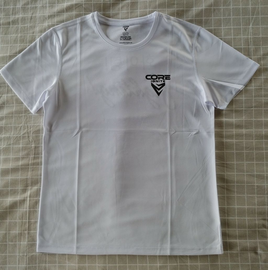 Pixel Shine white t-shirt