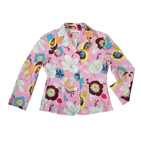 Pink Floral Jacket J1 – Hana Style Design Pink Floral Jacket J1 – Hana Style Design