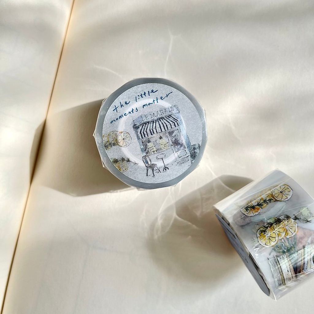 Chill_Vol.2   3.5cm霧面PET膠帶 (透明離型紙)