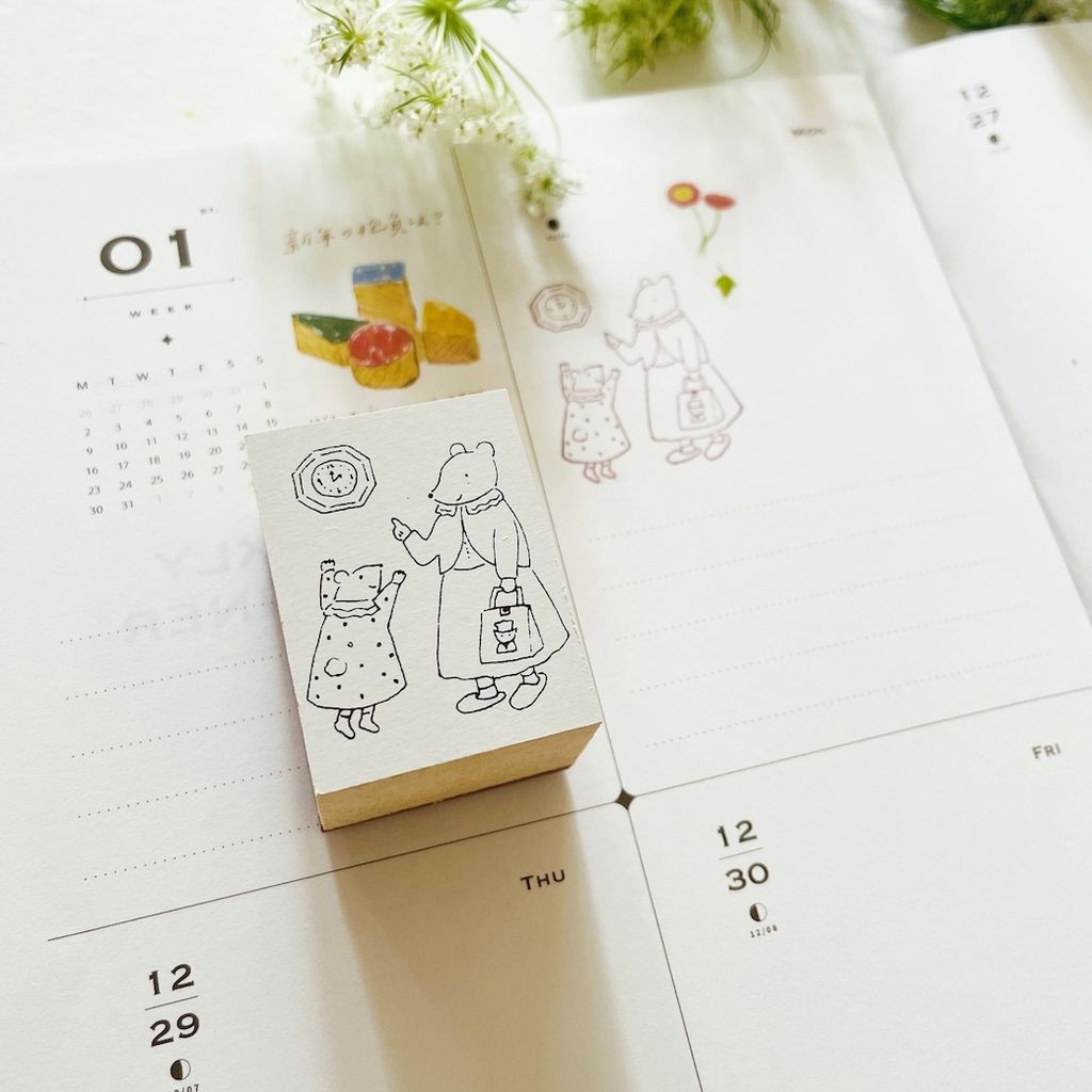 Yokoo Satomi x niconeco zakkaya Rubber Stamp -_yyth