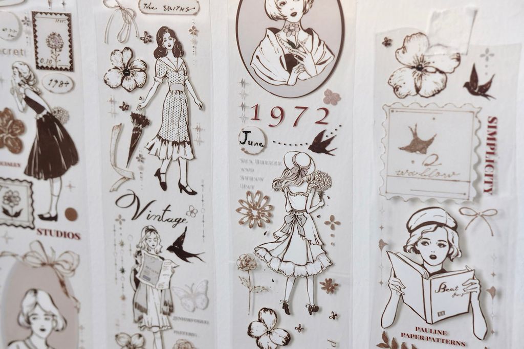 雀斑茶・恩莉爾的裙擺PET 膠帶– 文具患者 