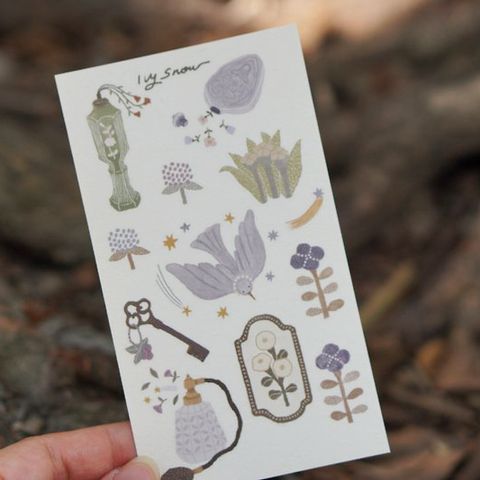 轉印貼 - 香氛  Ivy Snow 森空