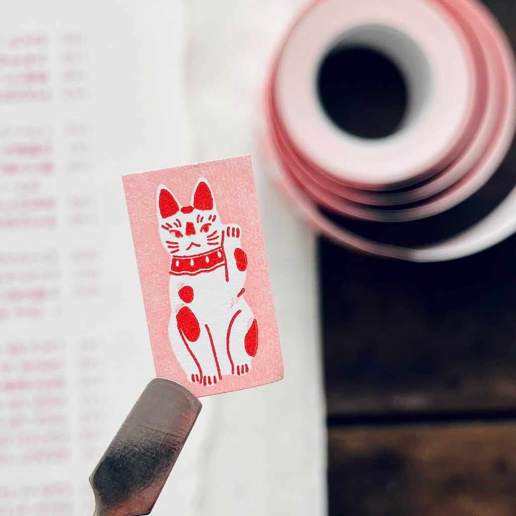 羊君 手帳 拼貼 標籤貼 貼紙 貓 粉紅 2