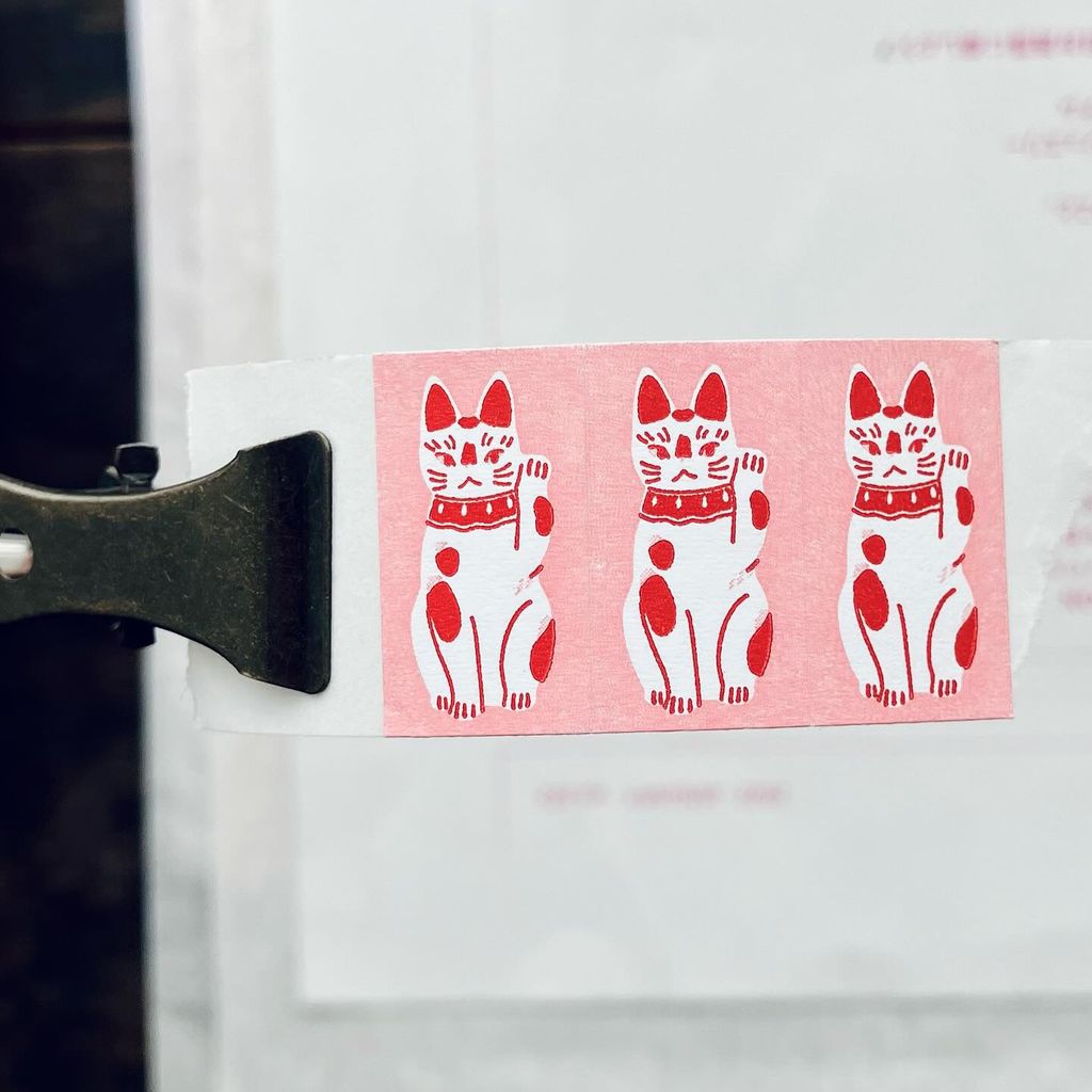 羊君 手帳 拼貼 標籤貼 貼紙 貓 粉紅 1