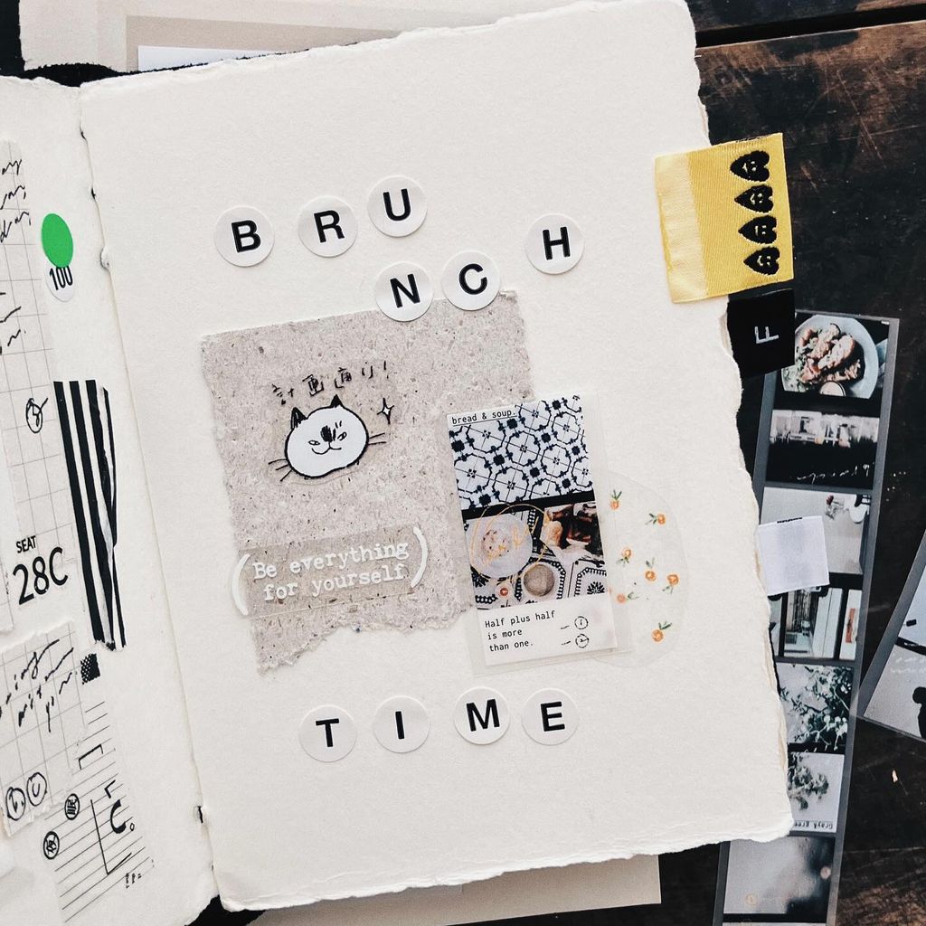 羊君 pet 霧面 膠帶 印刷 手帳 拼貼 半日 底片 照片 6