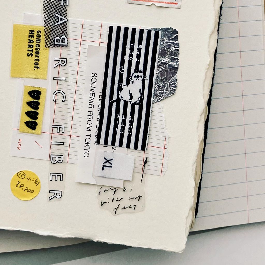 羊君 pet 亮面 膠帶 印刷 手帳 拼貼 fabric 布標 布料 貓 4