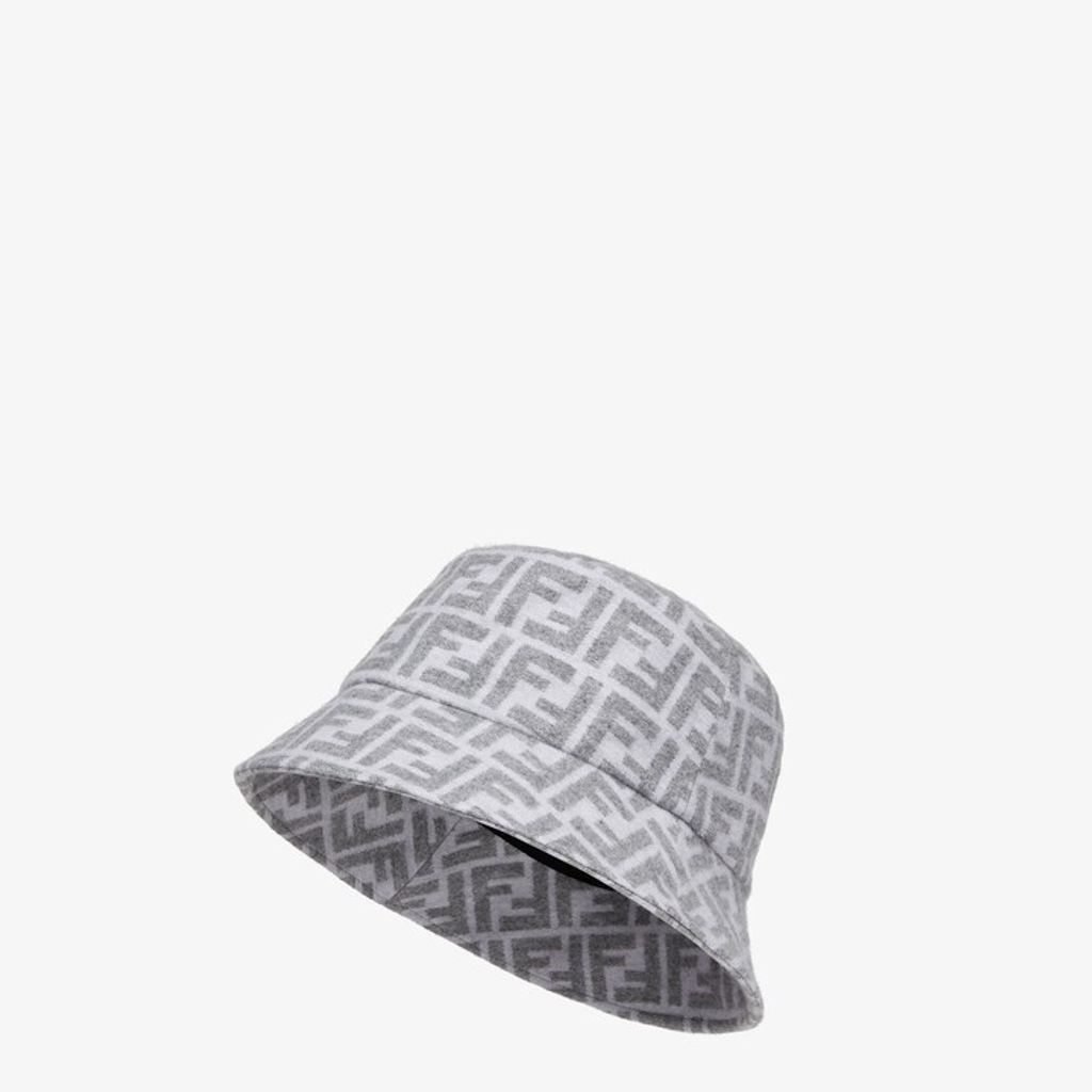 FENDI | 灰色羊毛真絲帽– KABANG 國際精品代購