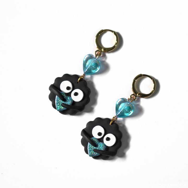golo heart dangle blue
