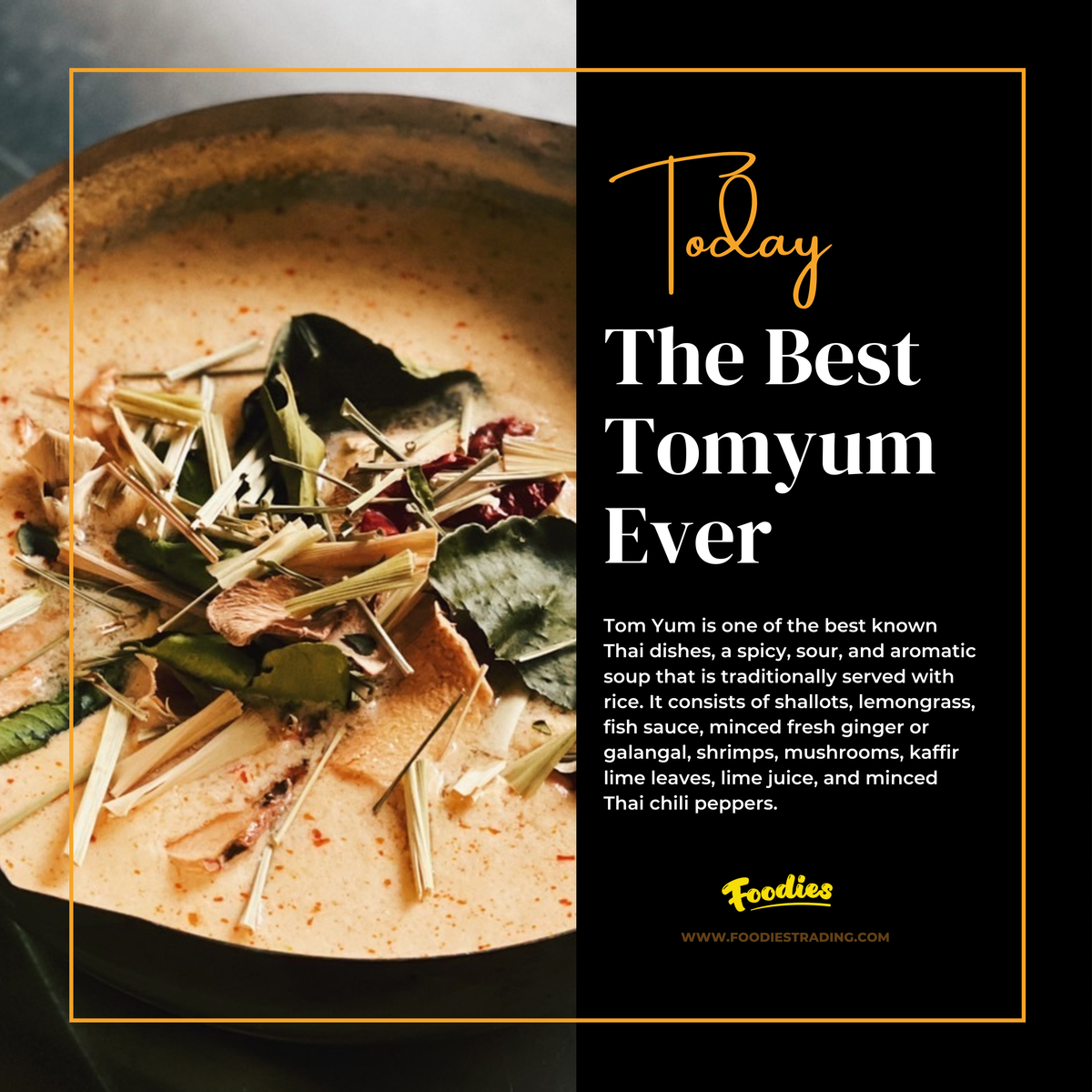 關於泰式冬蔭功湯/ 泰式酸辣湯 The Story about Tom Yum