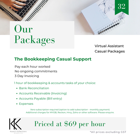 The Bookkeeping Casual Support