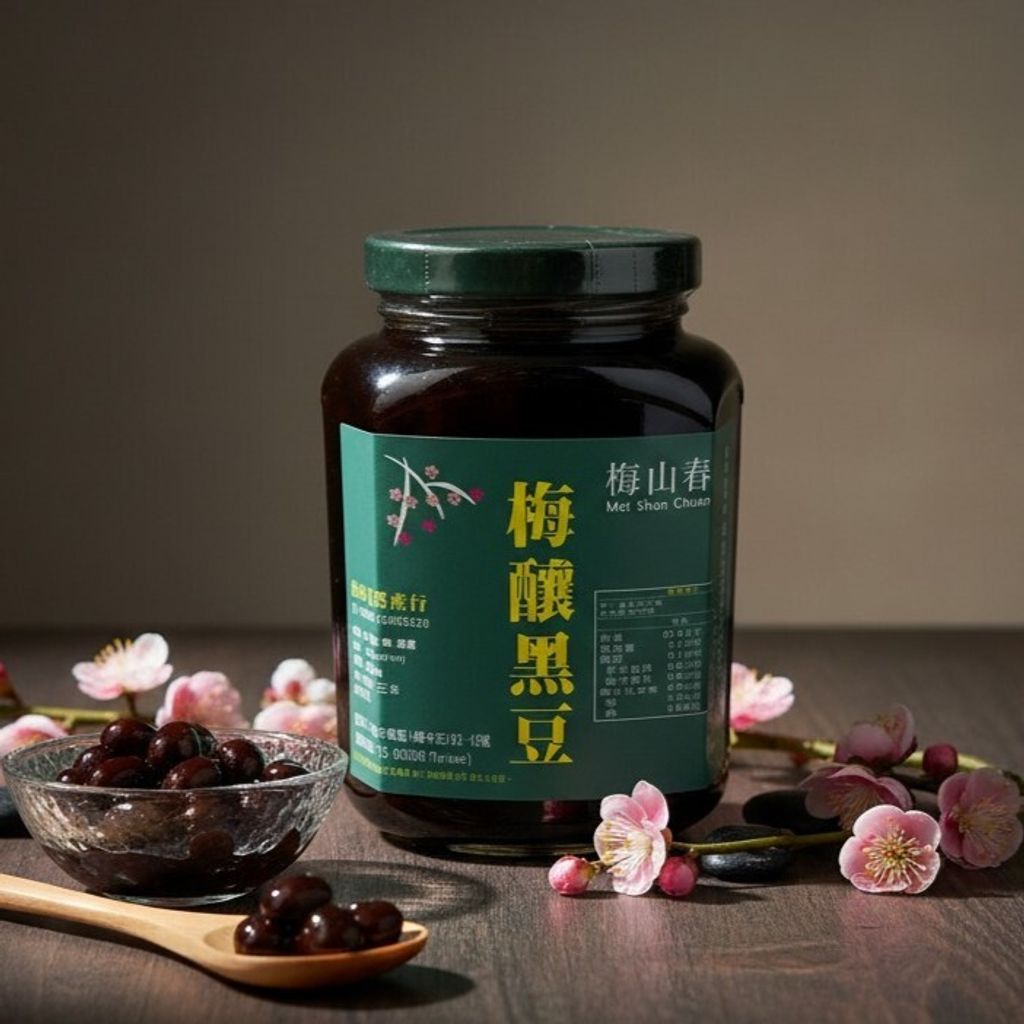 梅釀黑豆產品照