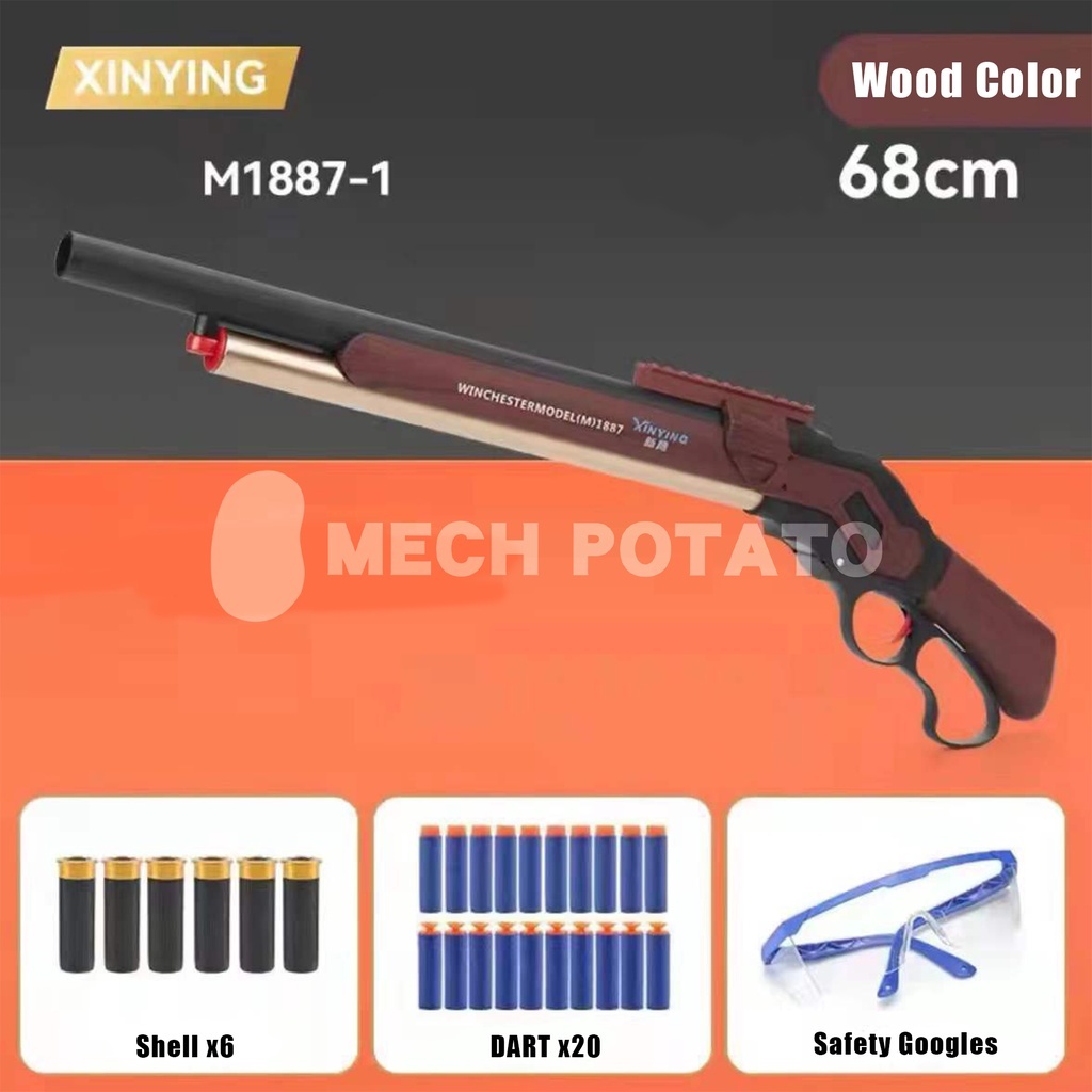 Ready Stock] Nerfty Gun XinYing M1887 Winchester Action Shell