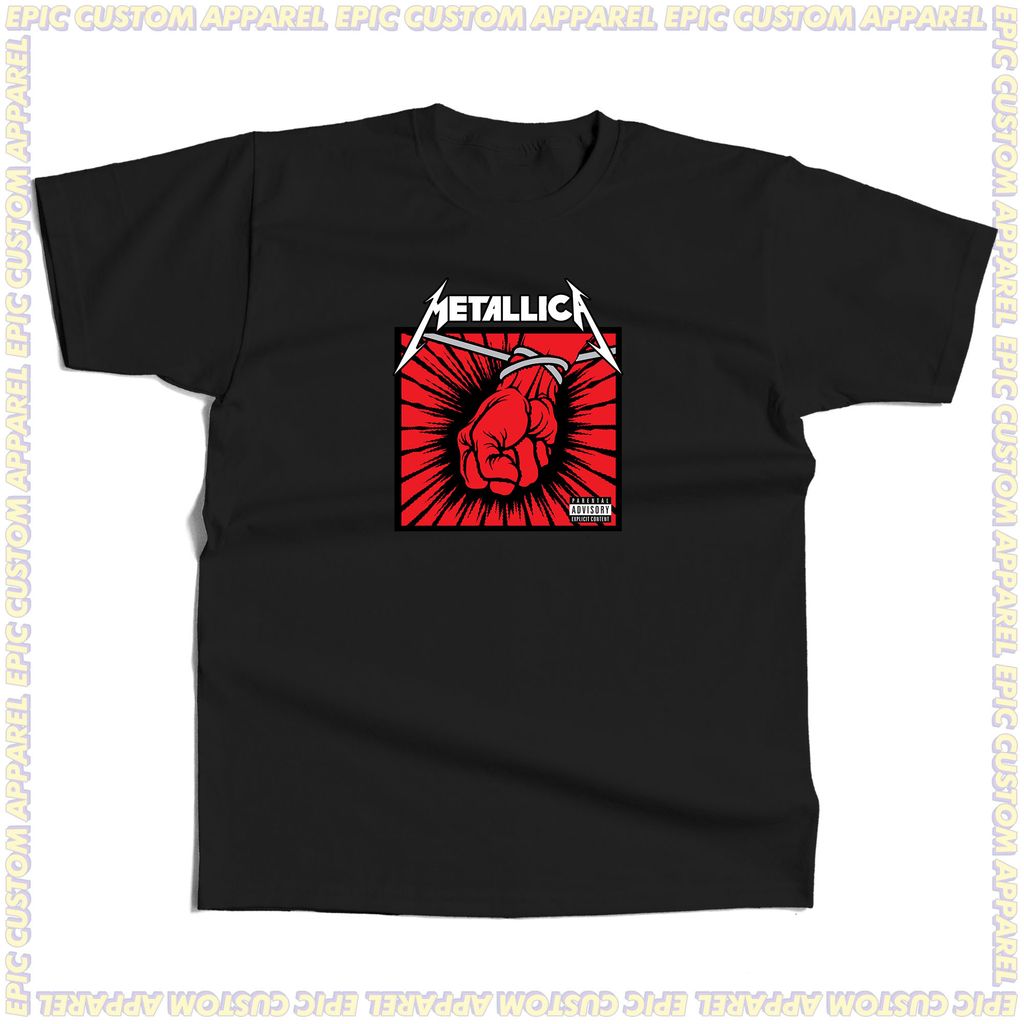 Metallica St Anger Graphic Design Tee 100% Cotton Unisex T-Shirt – Epic  Custom Apparel Official Store