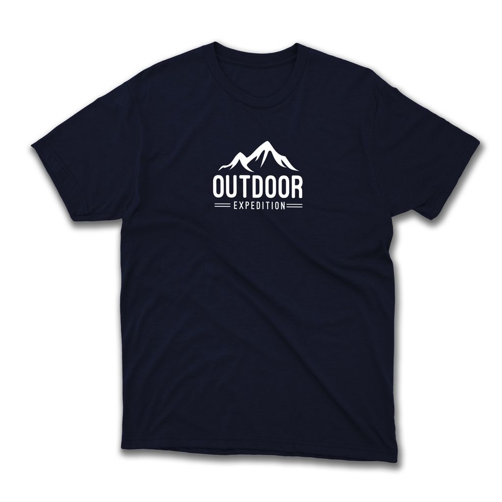 Outdoor Expedition Hiking Design Graphic Tee 100 Cotton Unisex TShirt