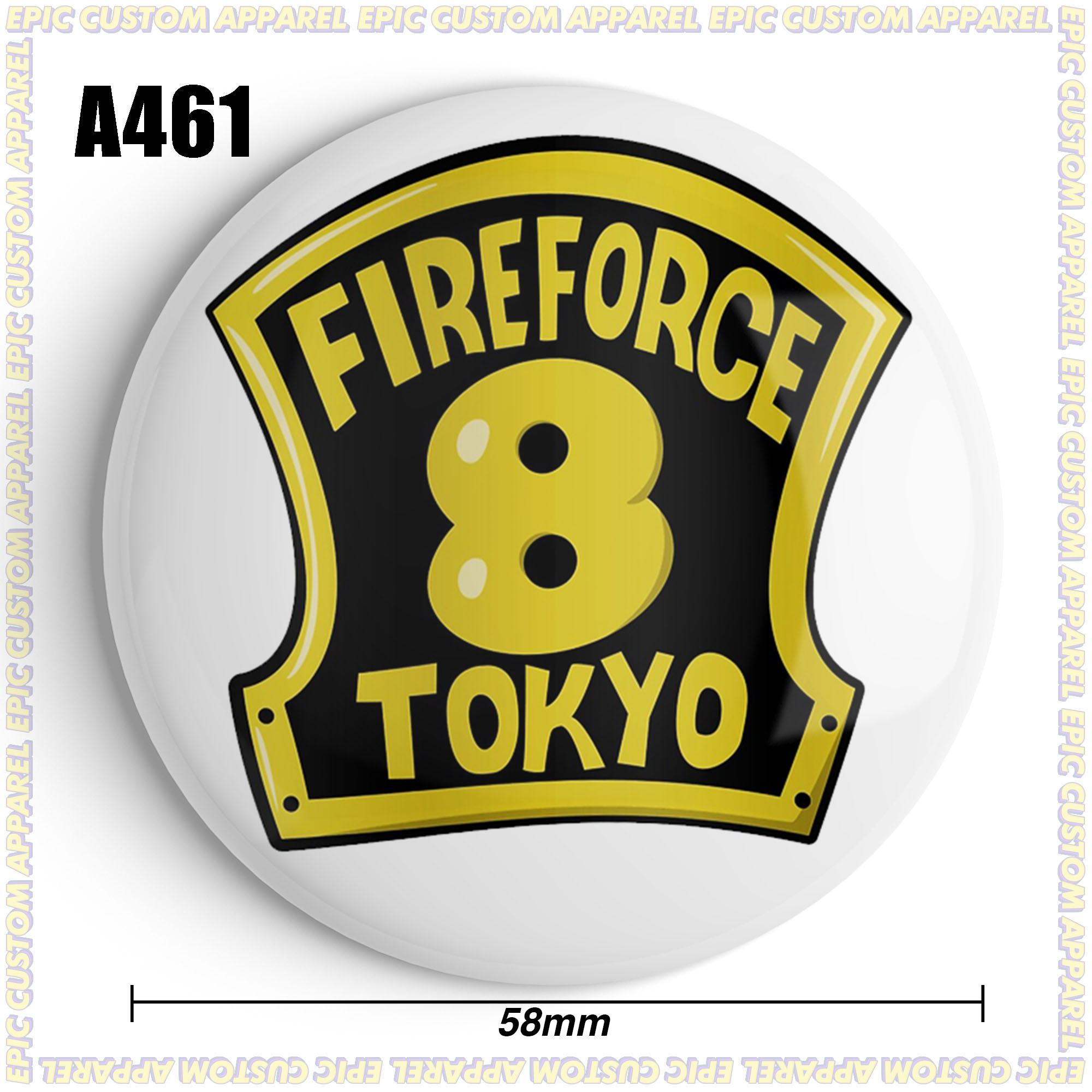 Fire Force Anime badge Enen no Shouboutai Shinra Arthur Boyle Iris Maki Oze  Kotatsu Tamaki Joker Metal Badge Brooch Pins