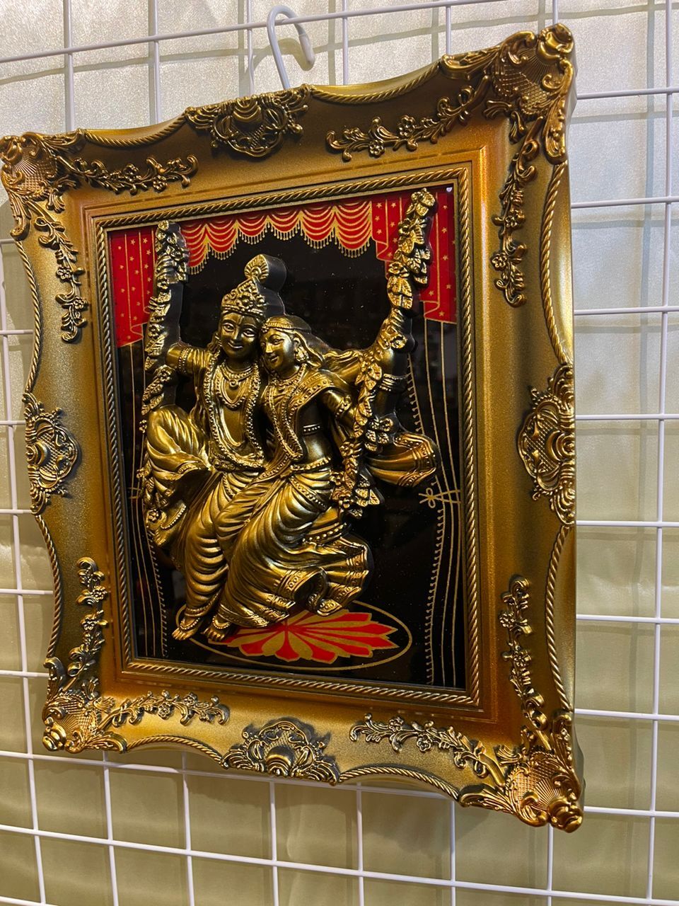 Lord Radha Krishna Wall Hanging Frame- Large Size | Gifts to Nepal |  Giftmandu