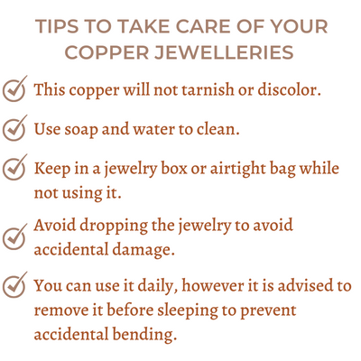 Care for Copper Jewelry