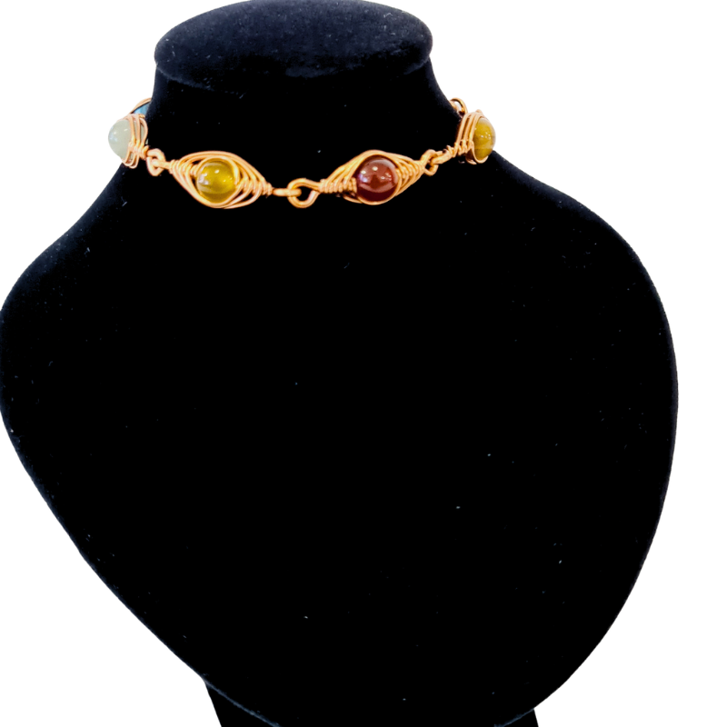 Eye Chakra Healing Copper Bracelet