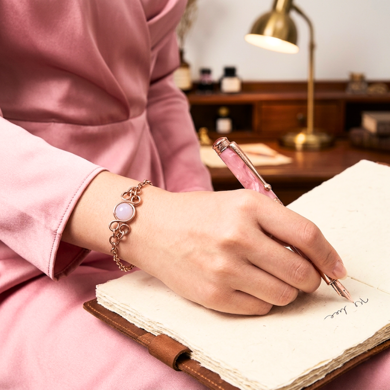 Handmade Gemstone Copper Bracelet – Minimalist Boho Healing Jewellery