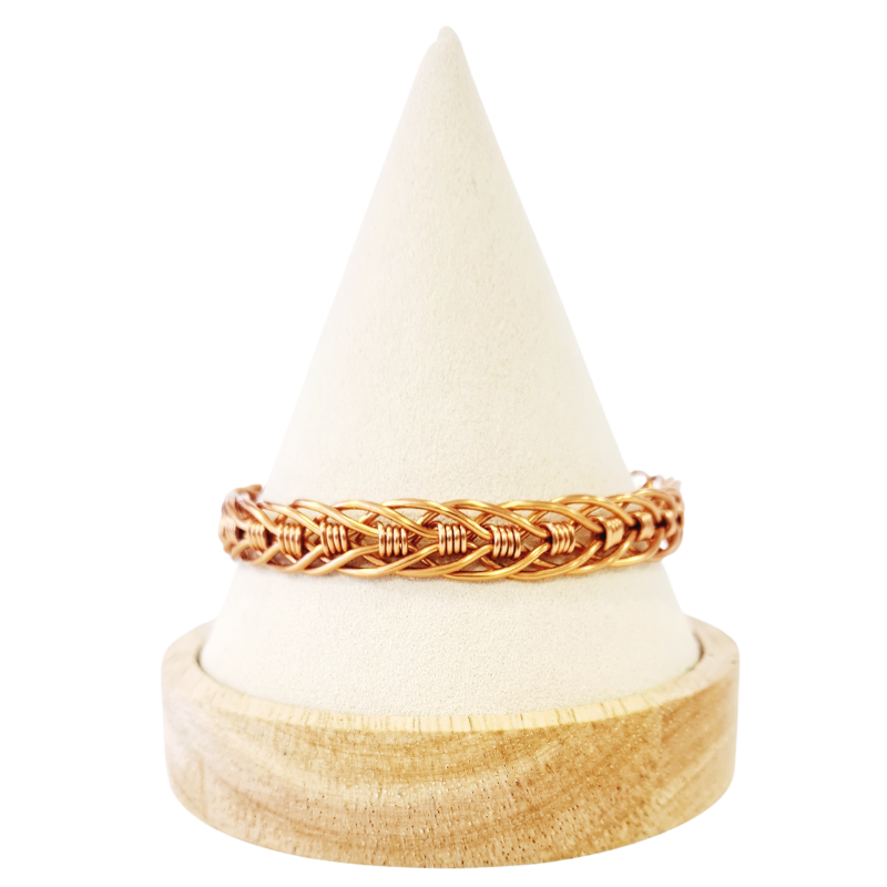 Braided Copper Bangle