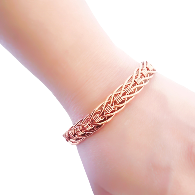 Braided Copper Bangle