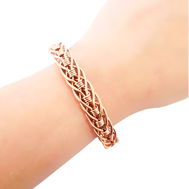 Braided Copper Bangle