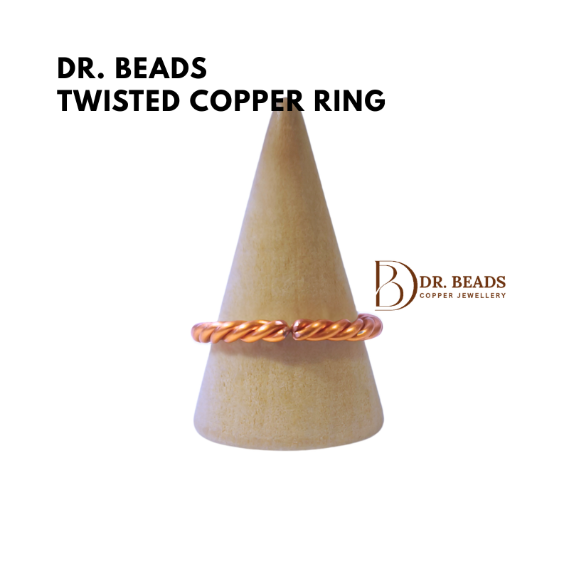 Twisted Copper Ring