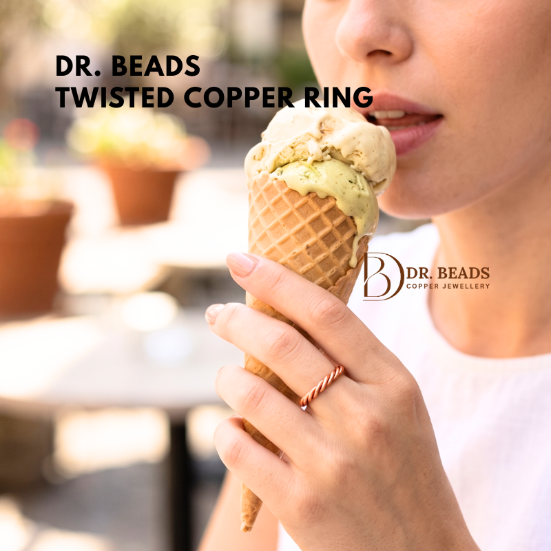 Twisted Copper Ring