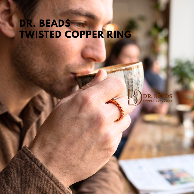 Twisted Copper Ring