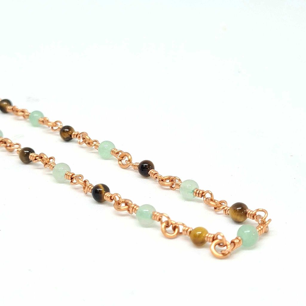 Aventurine and Tiger Eye Necklace 1