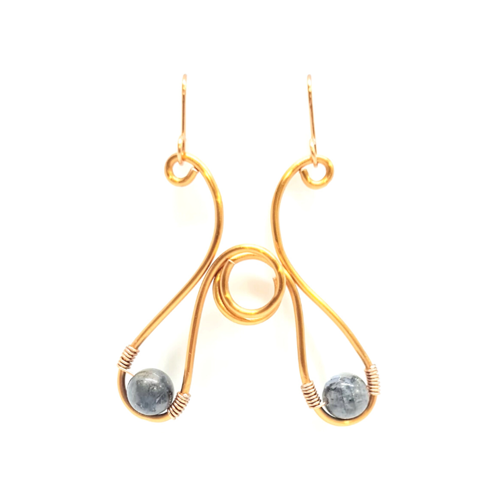 Labradorite Earrings