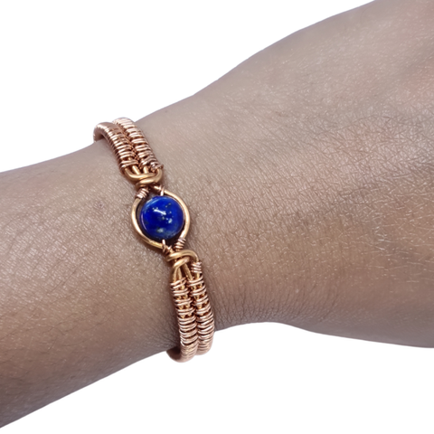 Lapis Lazuli Cuff Bangle