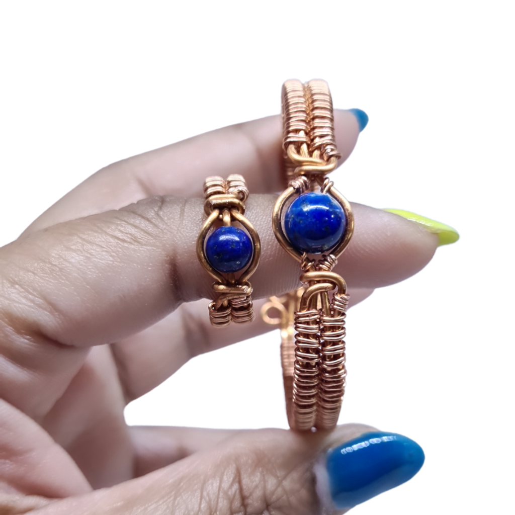 Lapis Lazuli Cuff Bangle