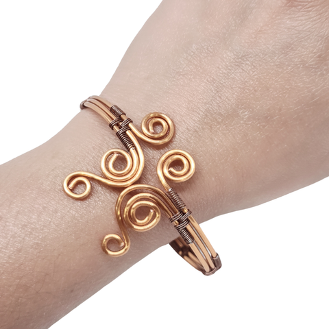 Double Color Copper Bangle