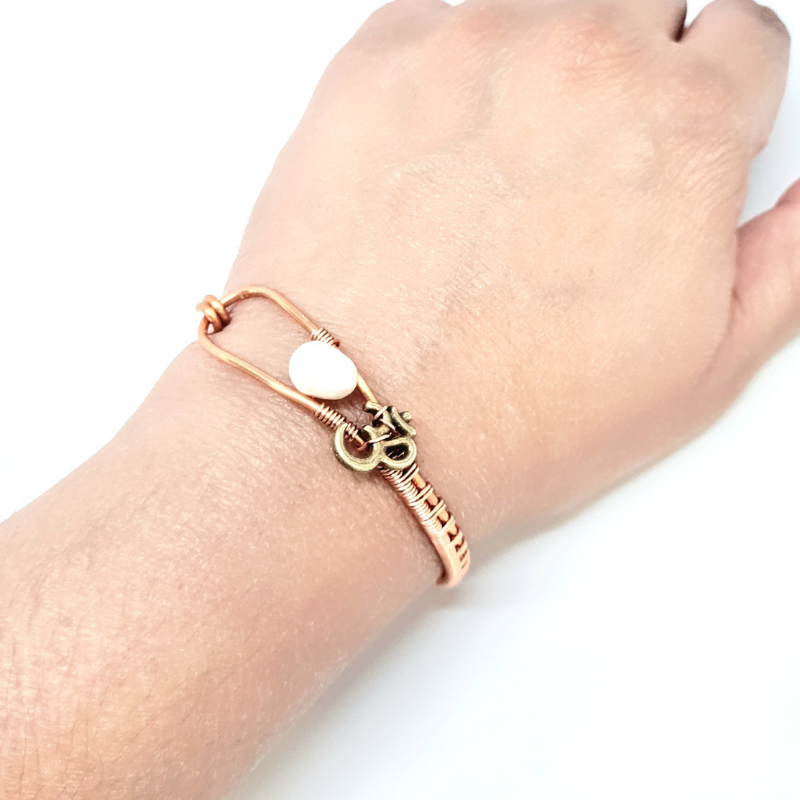 Aum / Om Copper Bangle