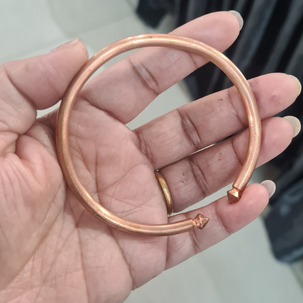 Copper Kada Bangle ( Unisex ) Dr. Beads Copper Jewellery in Malaysia Shop Online