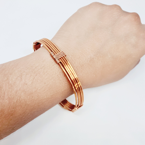 Classic Copper Bangle for Men