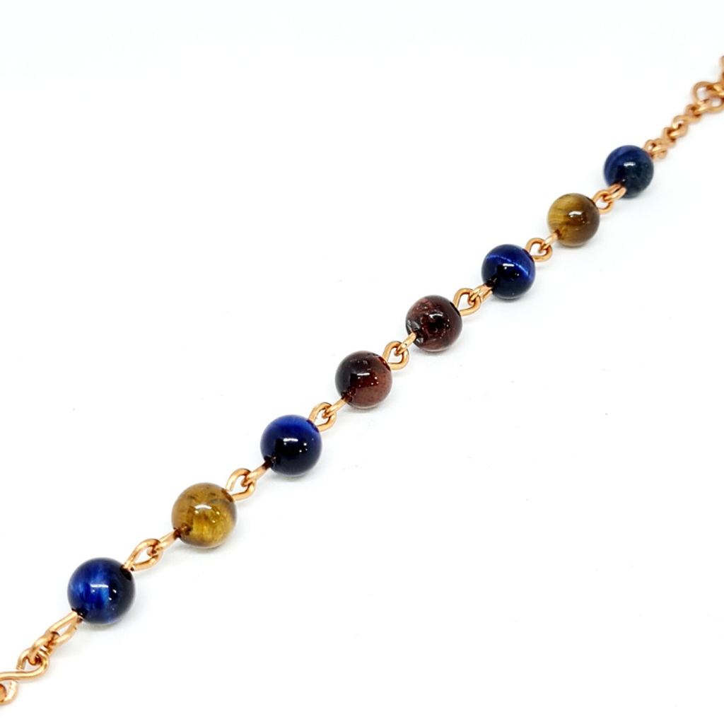 Tiger Eye Copper Bracelet