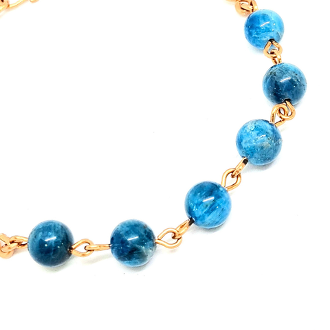 Blue Apatite Bracelet