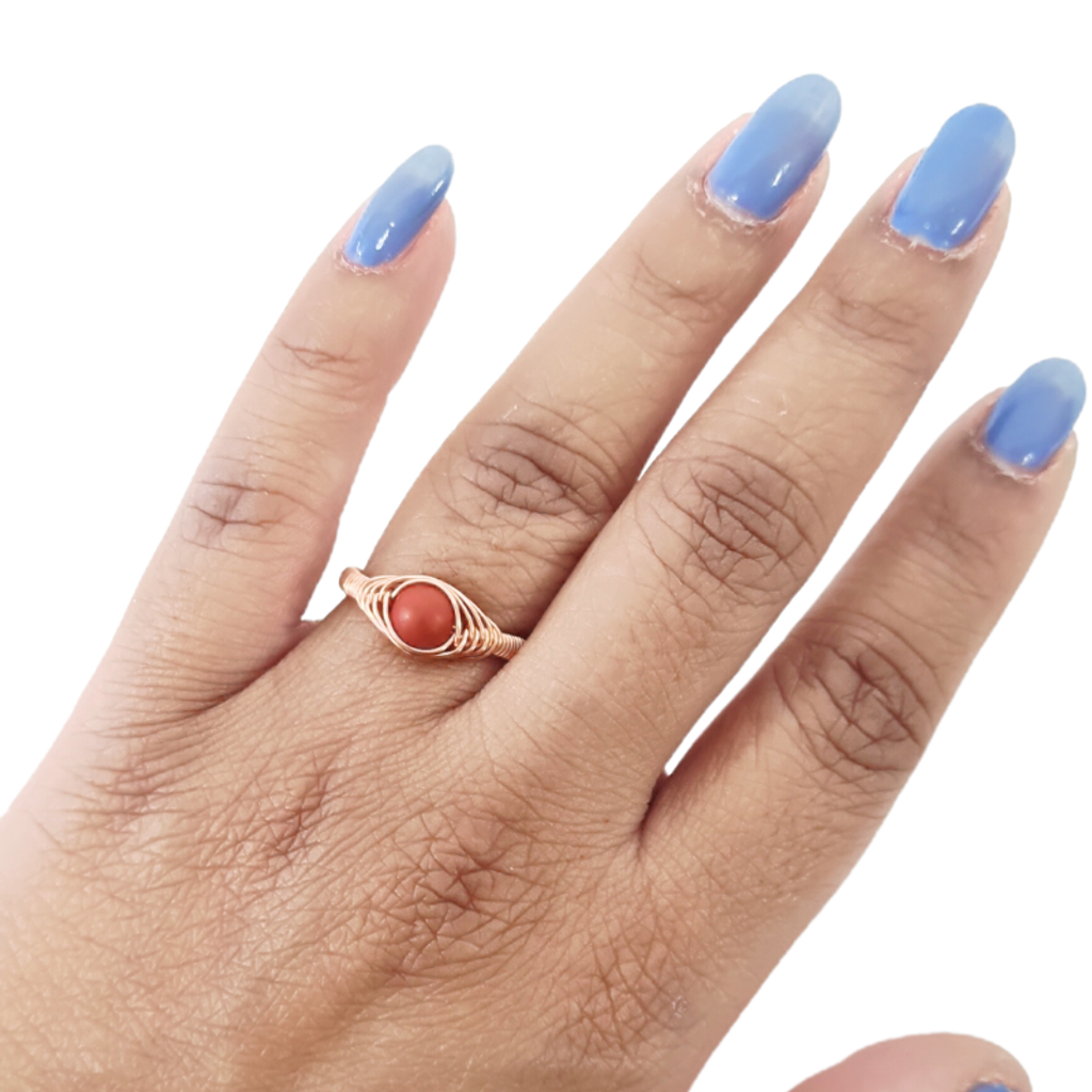 Red Coral Ring