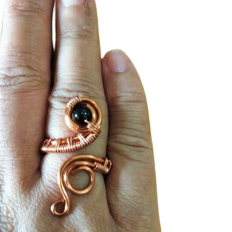 Black Tourmaline Ring