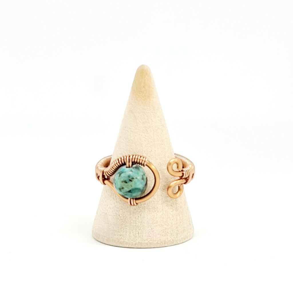 African Turquoise Ring