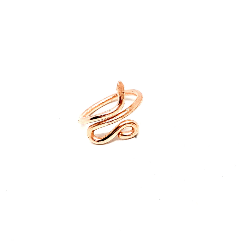 Copper Snake Ring