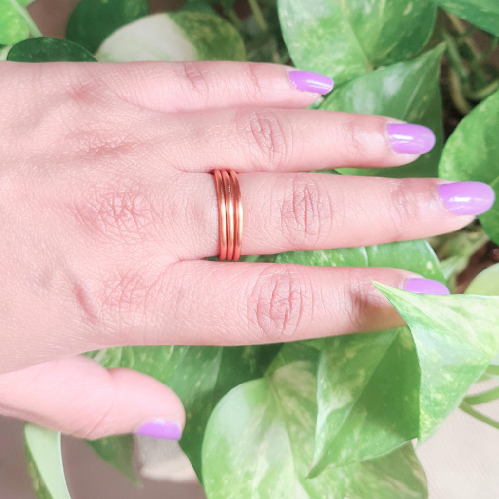 Simple Band Minimalist Ring 3pcs