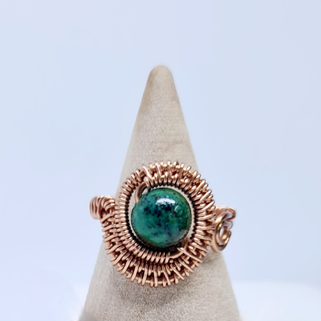 African Turquoise Ring