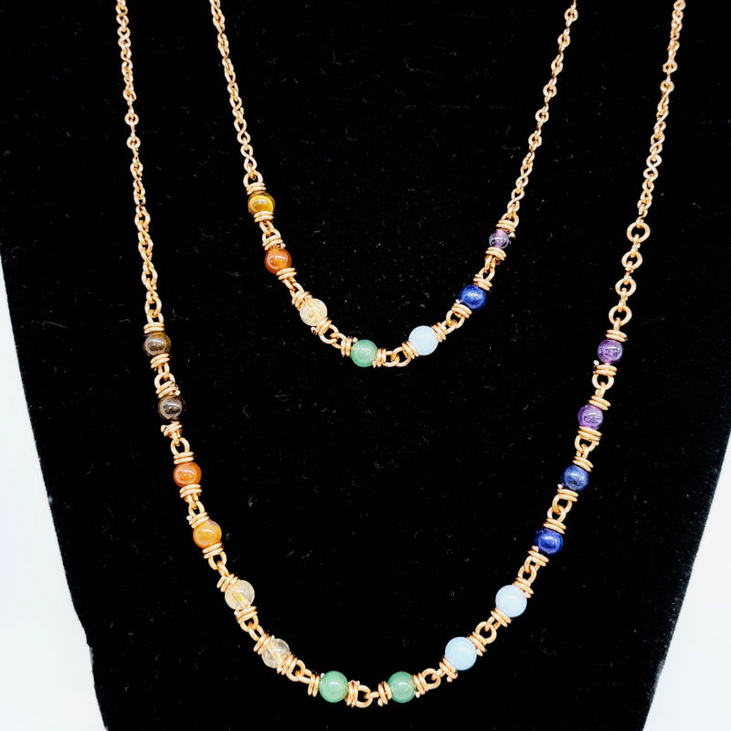 7 Chakra Gemstone Necklace